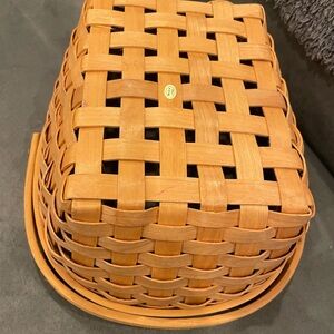 Handcrafted Brown Woven Basket